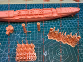 3d Printed Kit 1/350 Uss Cl-23 Albany Protected Cruiser(full Hull/waterline)